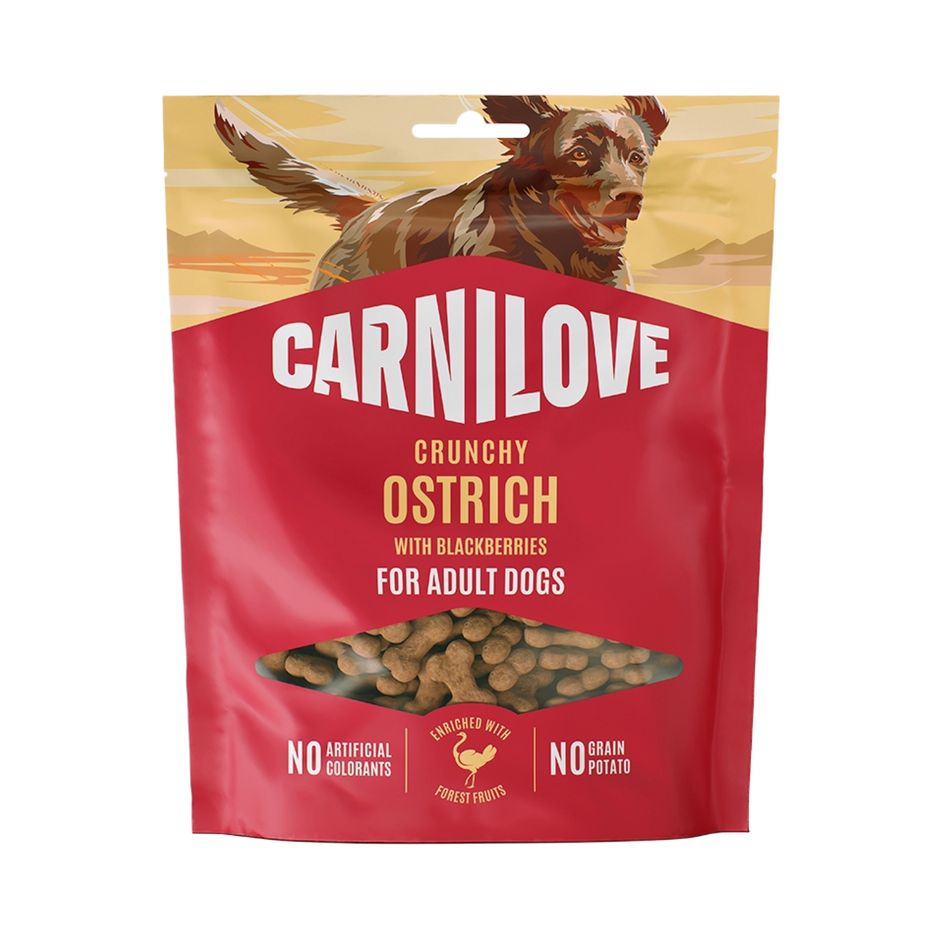 Osta Carnilove Koiran Rapea Välipala Strutsi & Karhunvatukat | Tinybuddy