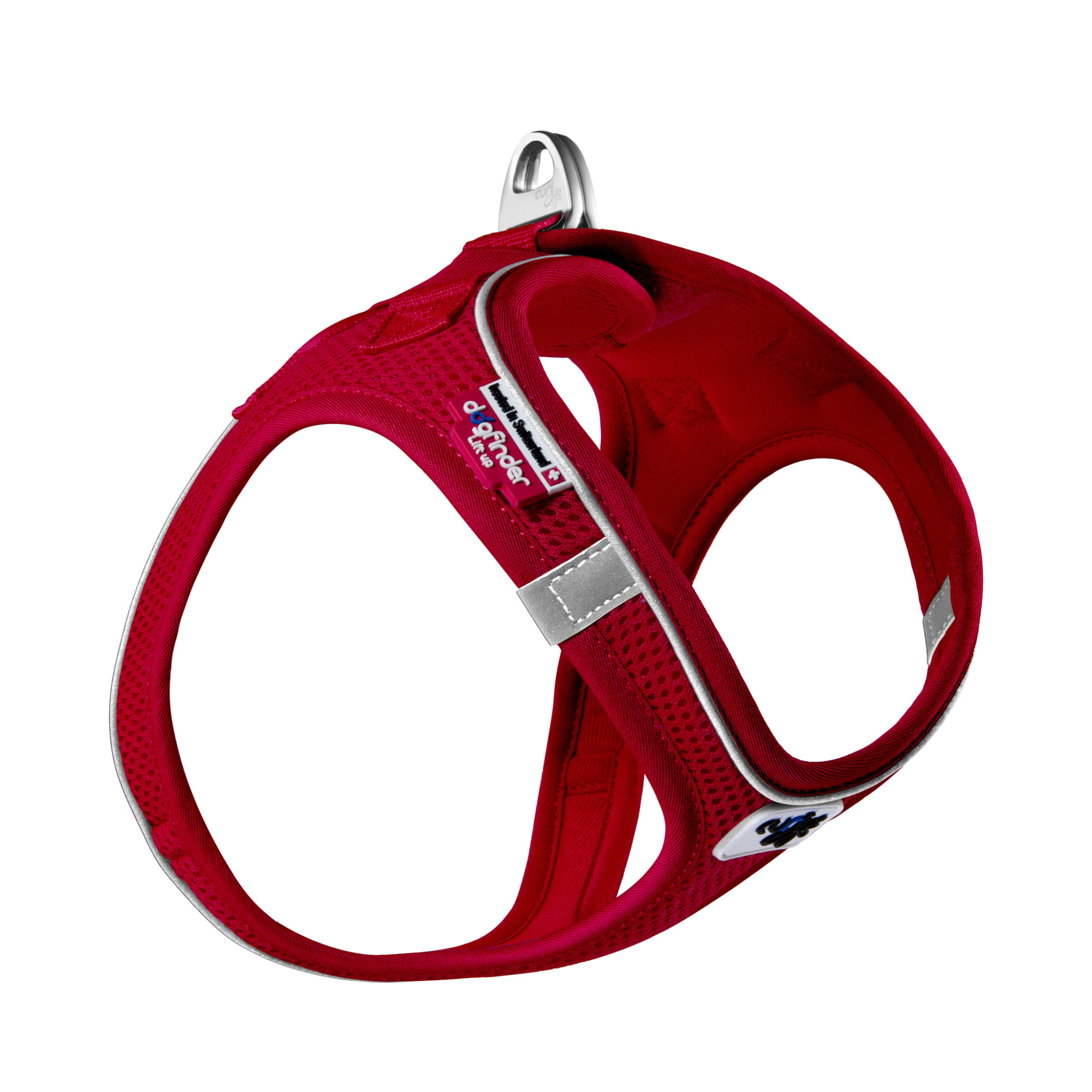 Curli Magnetic Vest -valjaat, punainen - XXS