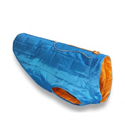 Kurgo Loft koiran takki - Sininen/oranssi