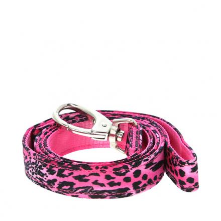 Urban Pup -talutin - Vaaleanpunainen leopardi